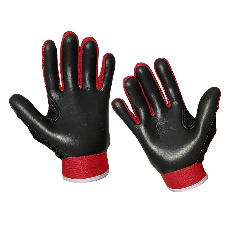 image 1 of Murphys Unisex Adult Contrast Gaelic Gloves - Grey/Red/White - XL