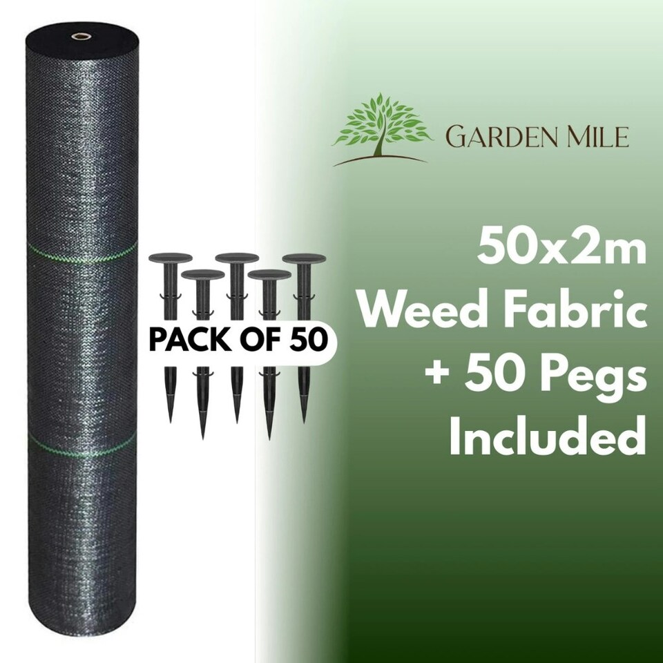 image 1 of Marco Paul Weed Control Fabric Membrane Ground Sheet Black