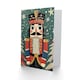 image 2 of Nutcracker Soldier Doll Pine Trees Snow Blank For Him Or Her Art Xmas Festive Christmas Card