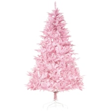 HOMCOM 5FT Artificial Christmas Tree w/ Automatic Open for Home Party Pink