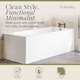 image 2 of Balterley MDF Front Bath Panel & Plinth | White | Gloss White | 1
