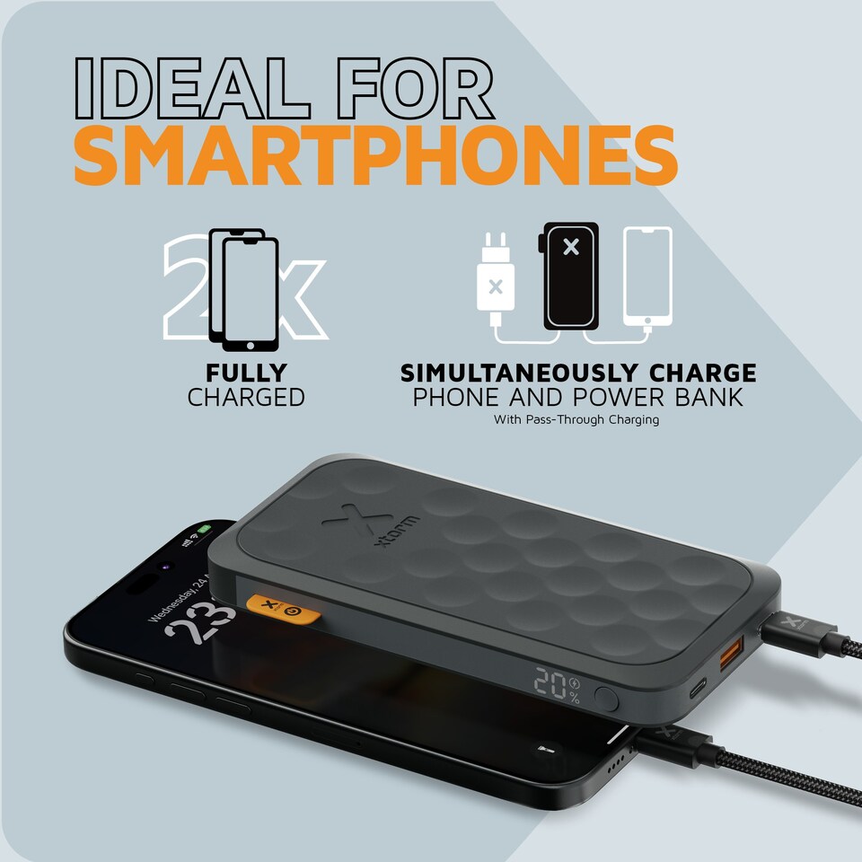 image 1 of Xtorm 20W Fuel Series Powerbank 10.000 Midnight Black