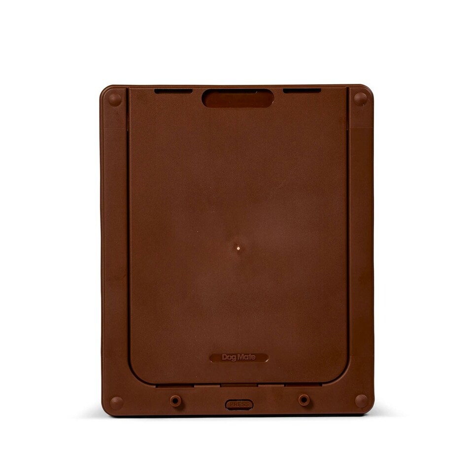 image 1 of Dog Mate Medium Dog Door – Brown (215B)