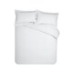 image 4 of Catherine Lansfield Classic Lattice Lace Duvet Cover Set White | White | King