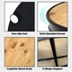 image 3 of COSTWAY 3-Tier Round End Table Coffee Snack Table Black