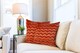 image 2 of Waves Cushion Cover 43cm x 43cm Terracotta | Orange | Orange