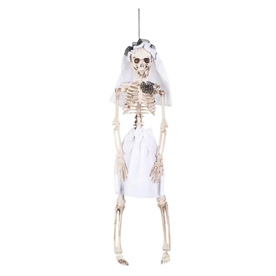 Skeleton Bride Halloween Hanging Decoration 40cm