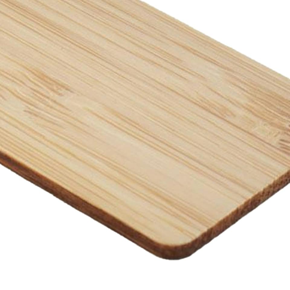 image 1 of MidOcean Angleboo Rectangular Bamboo Keyring - Wood - One Size