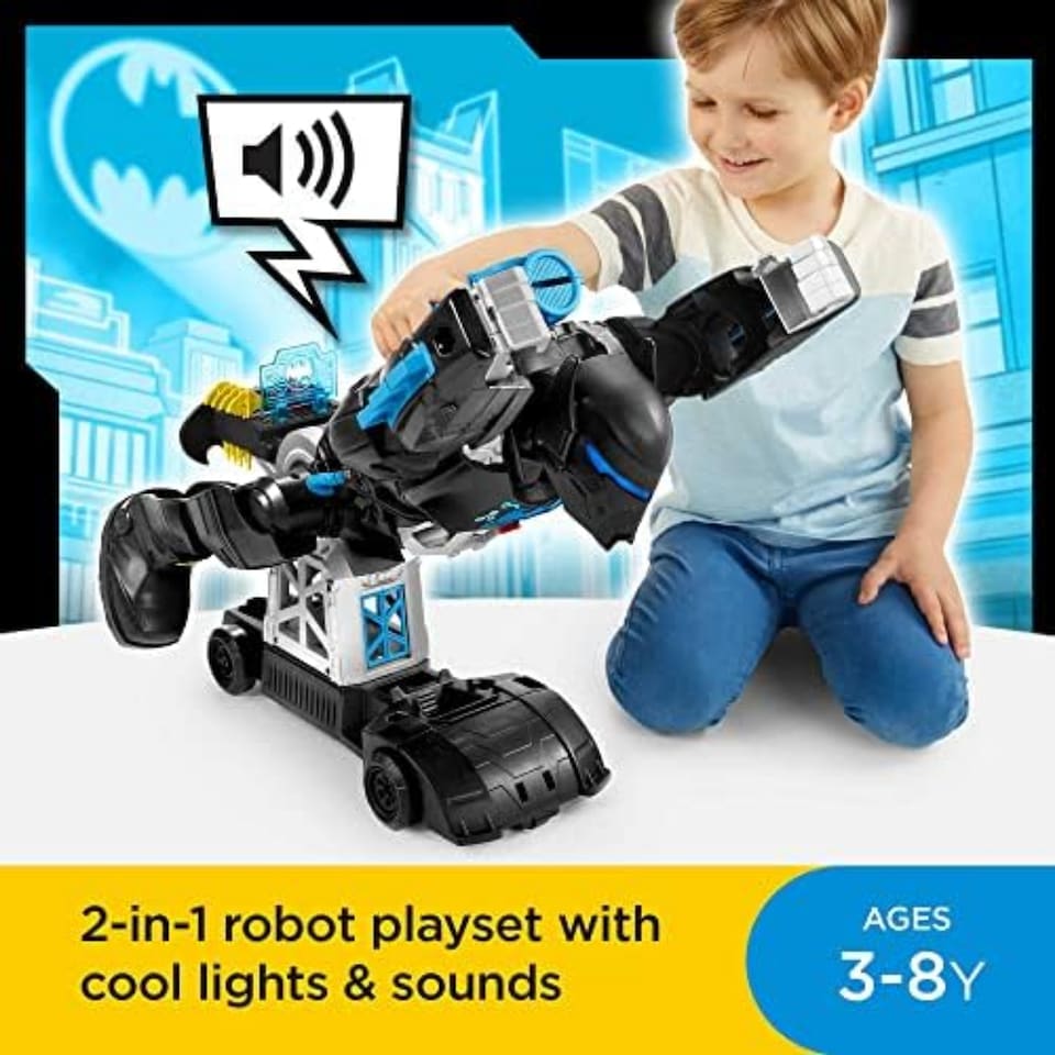 image 1 of Imaginext DC Super Friends Bat Tech Batbot Playset
