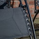 image 6 of Set of 2 Luxury Padded Multi Position Zero Gravity Garden Relaxer Chair Lounger in All Black