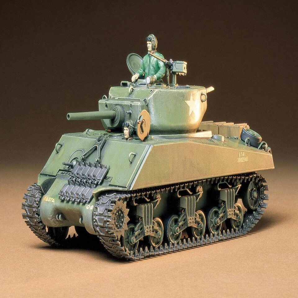 Tamiya US M4A3E2 Jumbo Assault Tank (1:35 Scale)