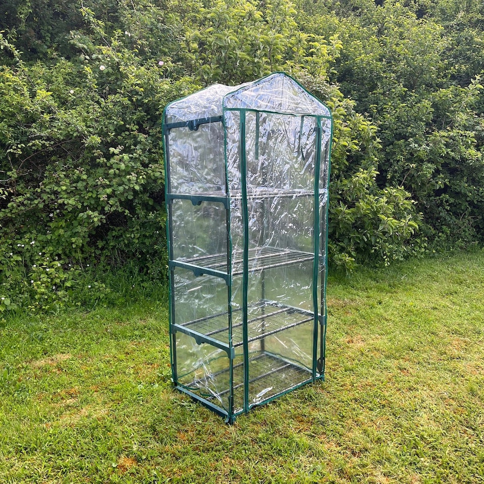 image 1 of Clear View Replacement Cover for 4 Tier Mini Greenhouse