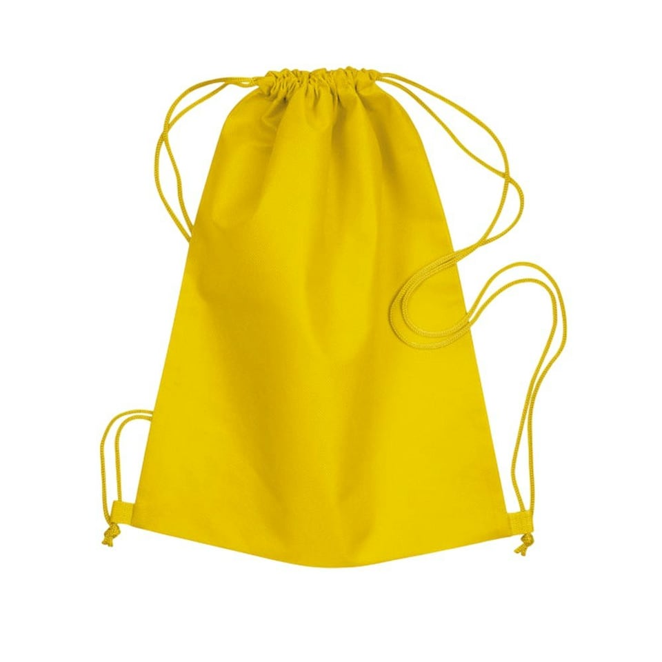 MidOcean Daffy Non-Woven Drawstring Bag - Yellow - One Size Yellow