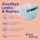 image 2 of Kim & Kimmy Nappies, Size 3, 6-11kg, 60 Pack, Little Clouds
