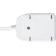 image 3 of Masterplug Single Socket Extension Lead with 5m Cable 13A White