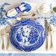 image 3 of Chinois Collection 24-Piece Porcelain Dinner Set