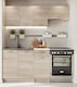 image 2 of Kitchen Cabinets Set 5 Unit Sonoma Oak Cupboard Worktop Budget Small Modern Nela