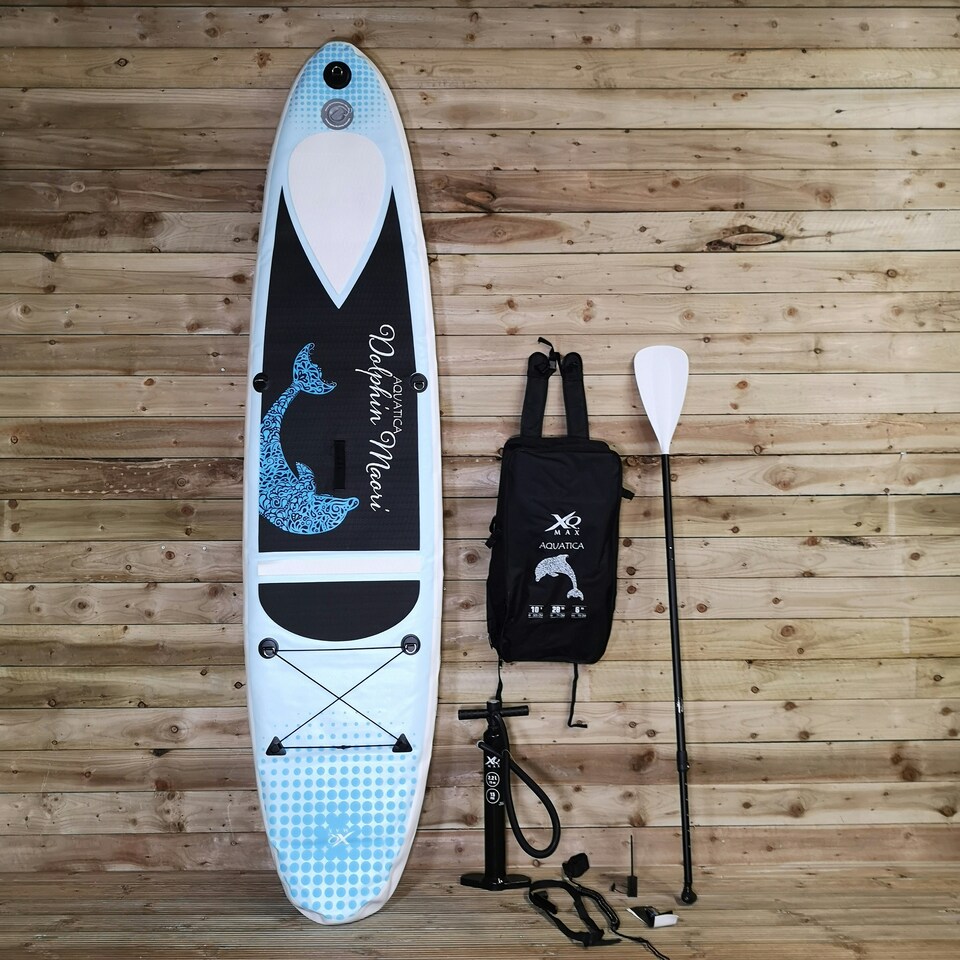 image 1 of 10ft XQ Max Aquatica Inflatable Stand Up Paddle Board & Kit in Blue
