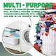 image 5 of Marco Paul  Collapsible Laundry Basket Folding Pop Up Washing Bin Clothes Storage White