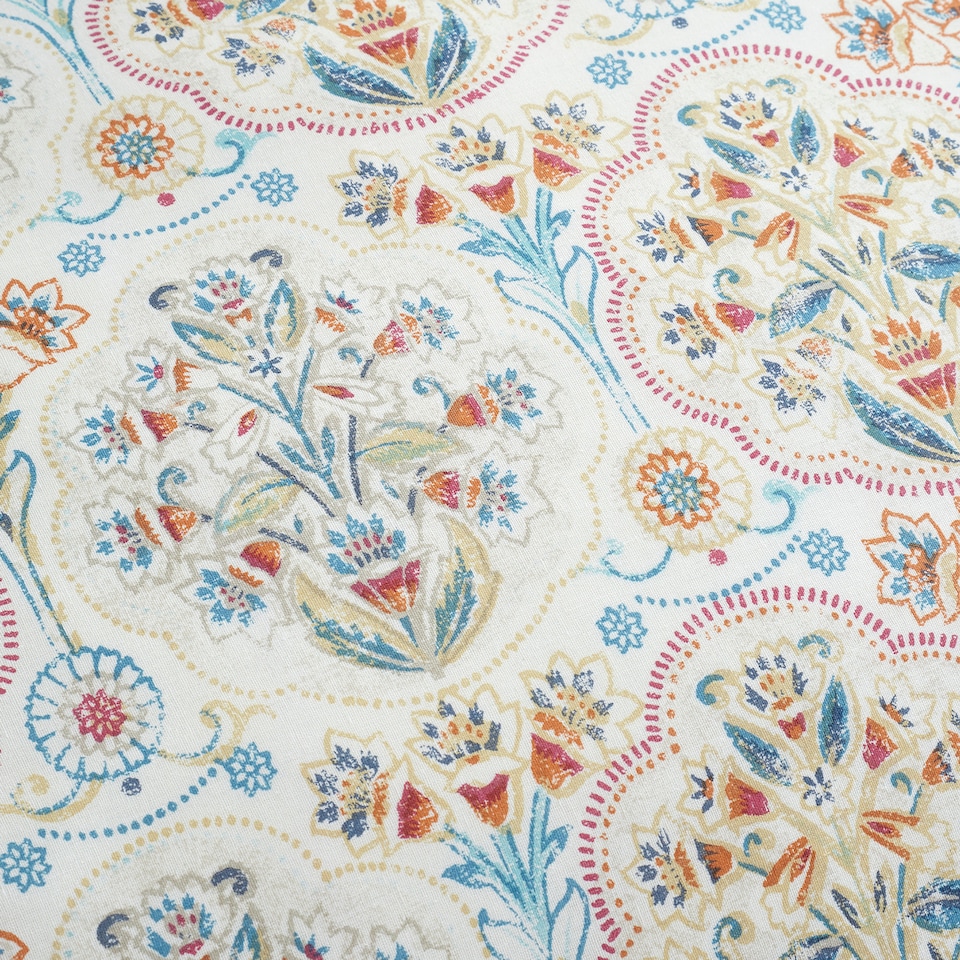 image 1 of D & D Edena Decorative Floral Duvet Cover Set Natural