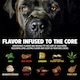 image 5 of Pet Qwerks Dinosaur BarkBone - Wood Dog Bone for Moderate Chewers - Peanut Butter Flavor - 9.75"