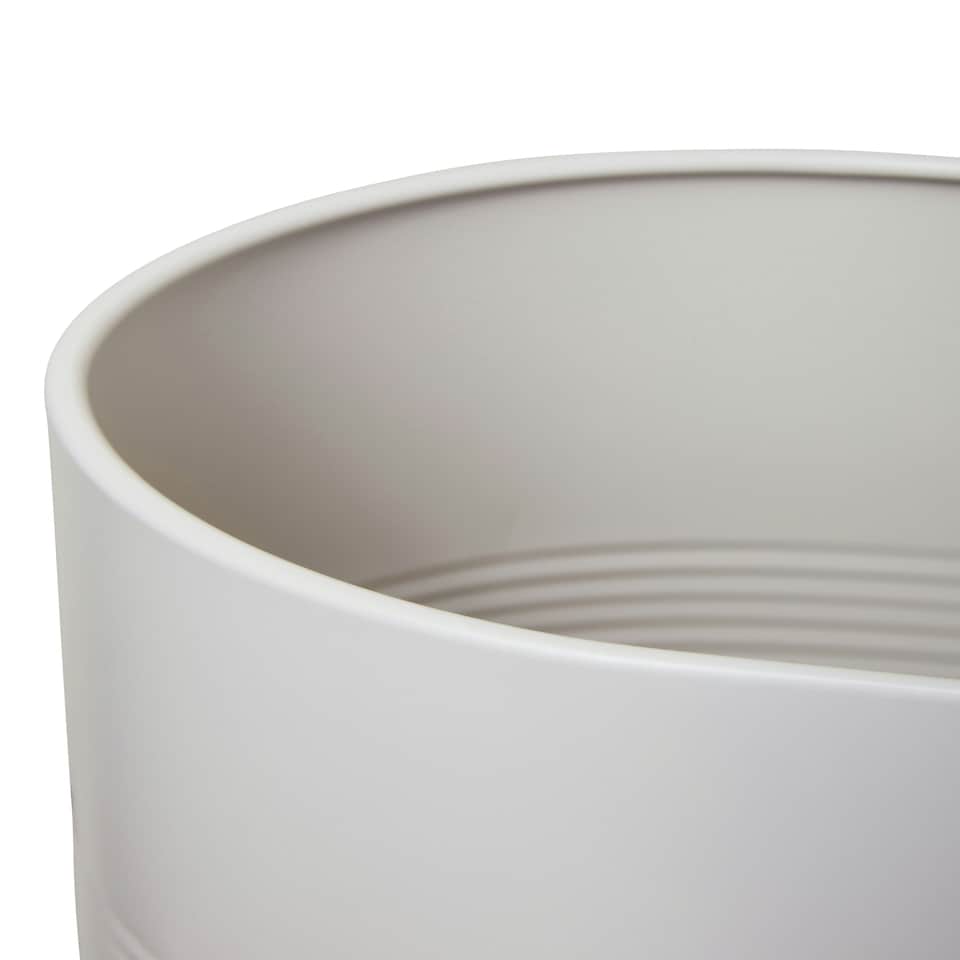 image 1 of Alton Cream Bread Bin With Acacia Wood Lid Cream