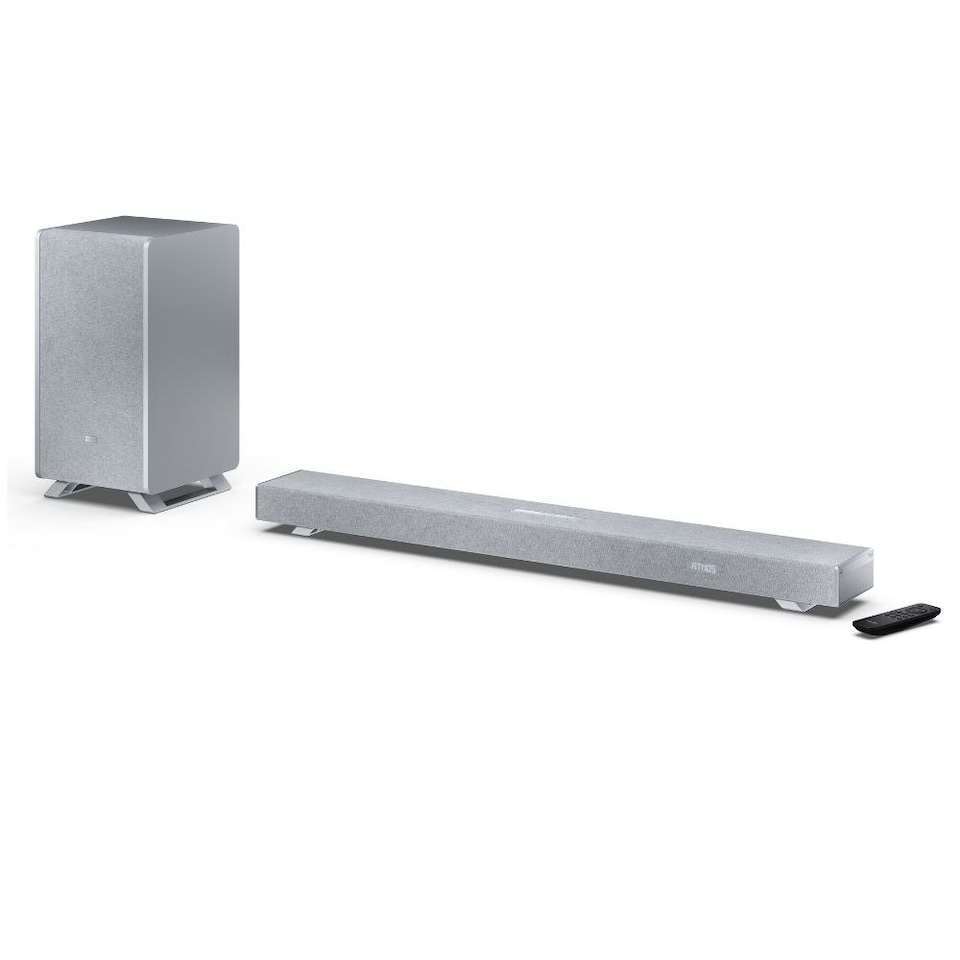 image 1 of SHARP HT-SBW53121(SL) Q 3.1.2 Dolby Atmos / DTS:X Soundbar with Wireless Subwoofer - Silver