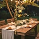 image 2 of Gold Metal Table Clamp Pole Hook Rail Stand Garden Lantern Hanger Party Rod | Gold | Set of 2