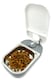 image 7 of Closer Pets One-Meal Automatic Dry/Wet Food Pet Feeder with Stainless Steel Bowl Inserts (C100) | White