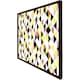 image 3 of Yellow, pink & black geometric pattern (Picture Frame) Grey | XL