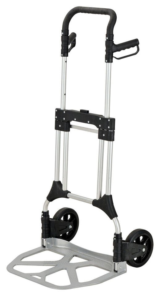 image 1 of Workhorse Large Compact Foldable Sack Truck - Tubular aluminium frame, Telescopic Handle, 200kg Capacity