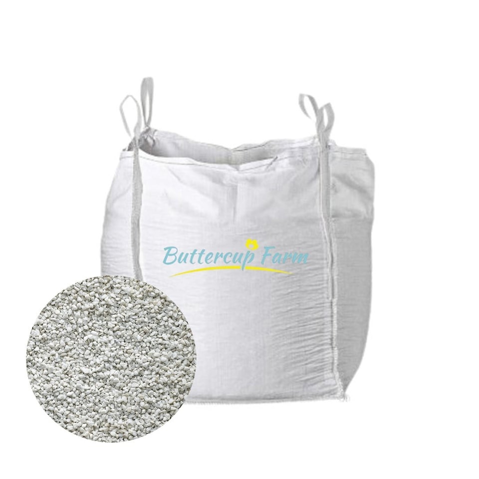 image 1 of 10-20mm White Spar Chippings - Premium Aggregate Bulk Bag - 850 kilos