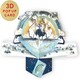 image 3 of Magical Unicorn 3D Pop Up Christmas Greeting Card