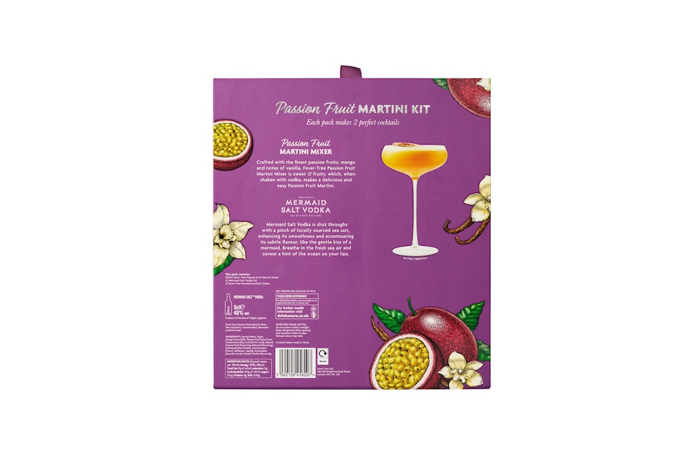image 1 of Fever-Tree - Passion Fruit Martini Cocktail Kit Gift Pack, 50cl