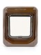 image 3 of Closer Pets Rotary 4-Way-Locking Cat Flap - Brown (CP358B)