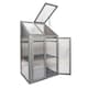 image 9 of Samuel Alexander Wooden Mini Greenhouse Cold Frame - Small Greenhouse Grey H120 x W69 x D49cm