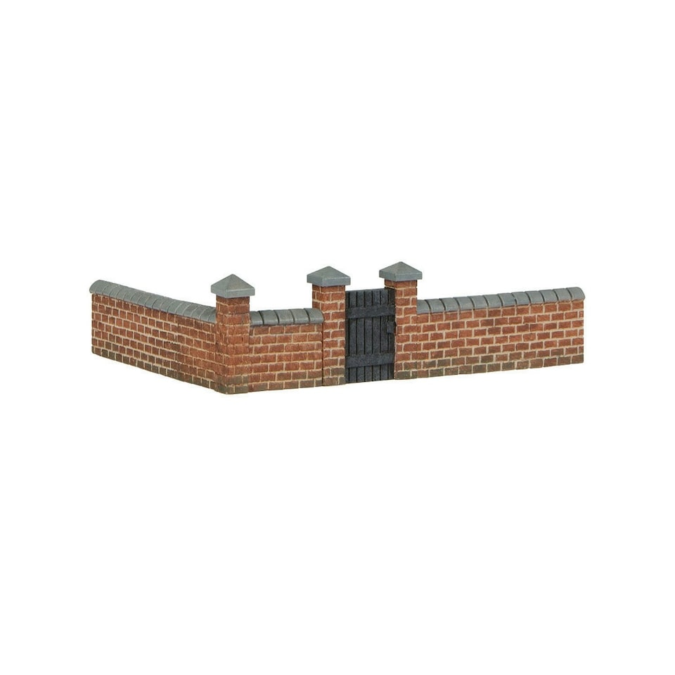 Hornby Skaledale Front LH Vic. Terrace Garden Wall (Pre-Built)