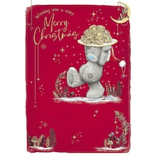 Bear And Mince Pie Tray Christmas Card