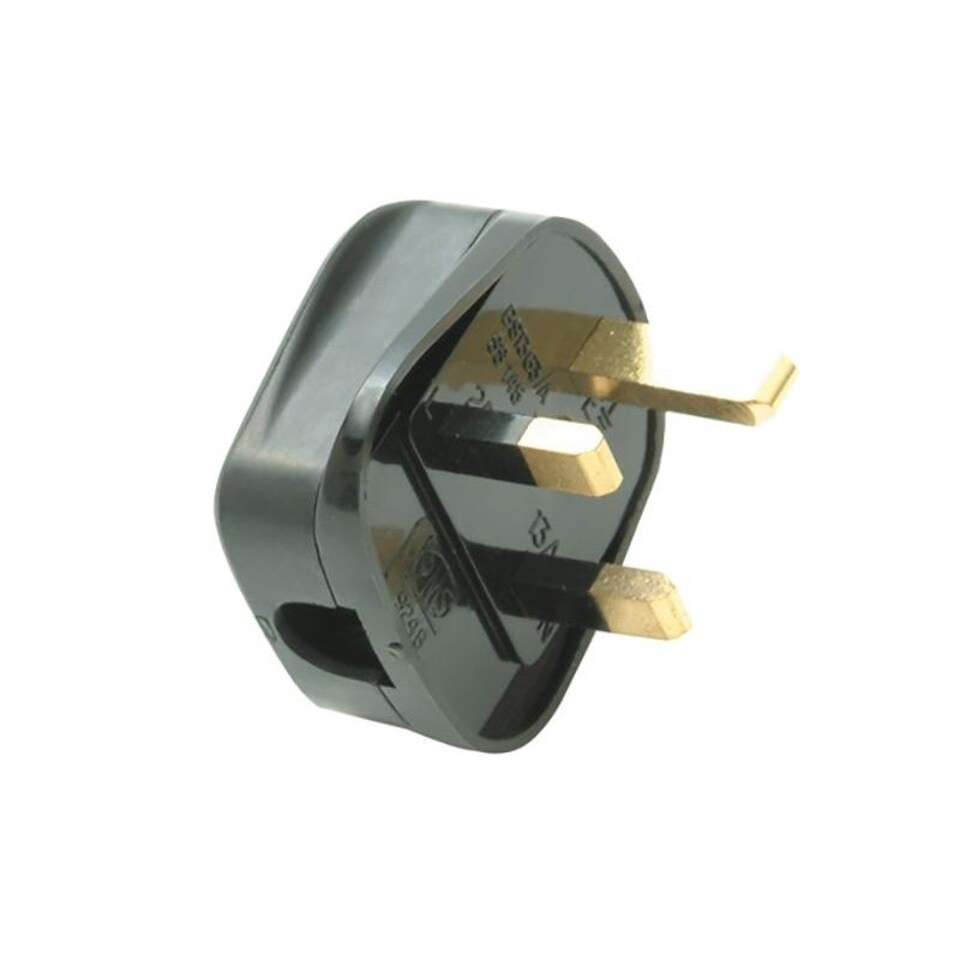Smj 13a Fused Plug - Black - Pack of 20 Black