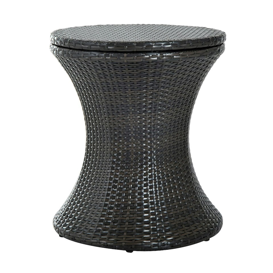 image 1 of Outsunny Rattan Ice Bucket Activity Bar Cooler Table Beer Patio