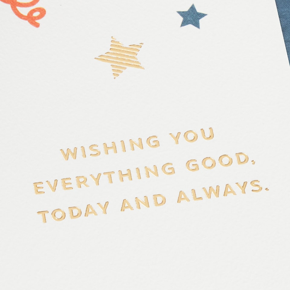 image 1 of Hallmark Paper Wonder Birthday Card - 3D Pop-Up Text Design