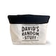 image 1 of Pre-personalised Top Bloke Storage Pouch Gift For Tools Bits and Pieces - Choose From Over 60 Names and Titles - David | Grey