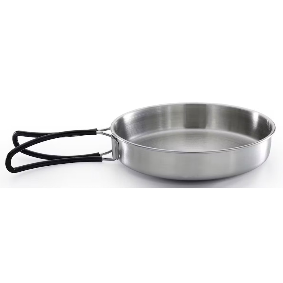 image 1 of Campingaz Trekking Kit 3-Piece Pot Set Stainless Steel