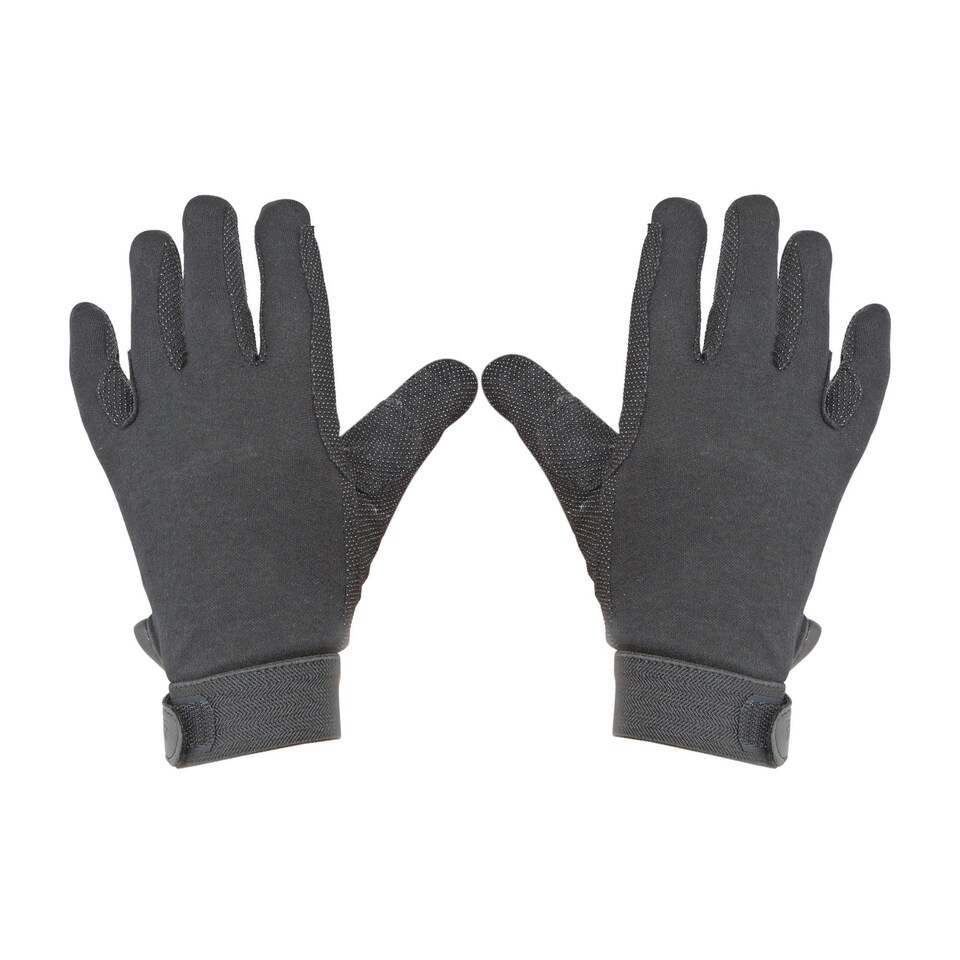 image 1 of Shires Unisex Adult Newbury Gloves - Black - M | Black | M