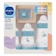 image 1 of MAM Welcome To The World Newborn Bottle Set With Baby Soother And Clip Boy Blue