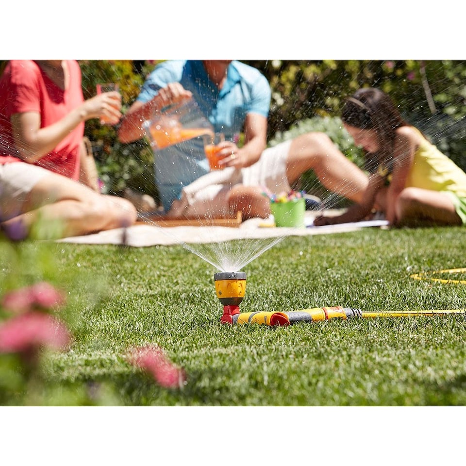 image 1 of Hozelock Ultra Twist Spray Hose And Sprinkler | Multi | Multicoloured | 1