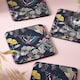 image 1 of Royal Botanic Gardens Kew Midnight Floral Square Coaster Pack Of 4