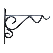 Marco Paul Black Steel Wall Mounted Hook 16"