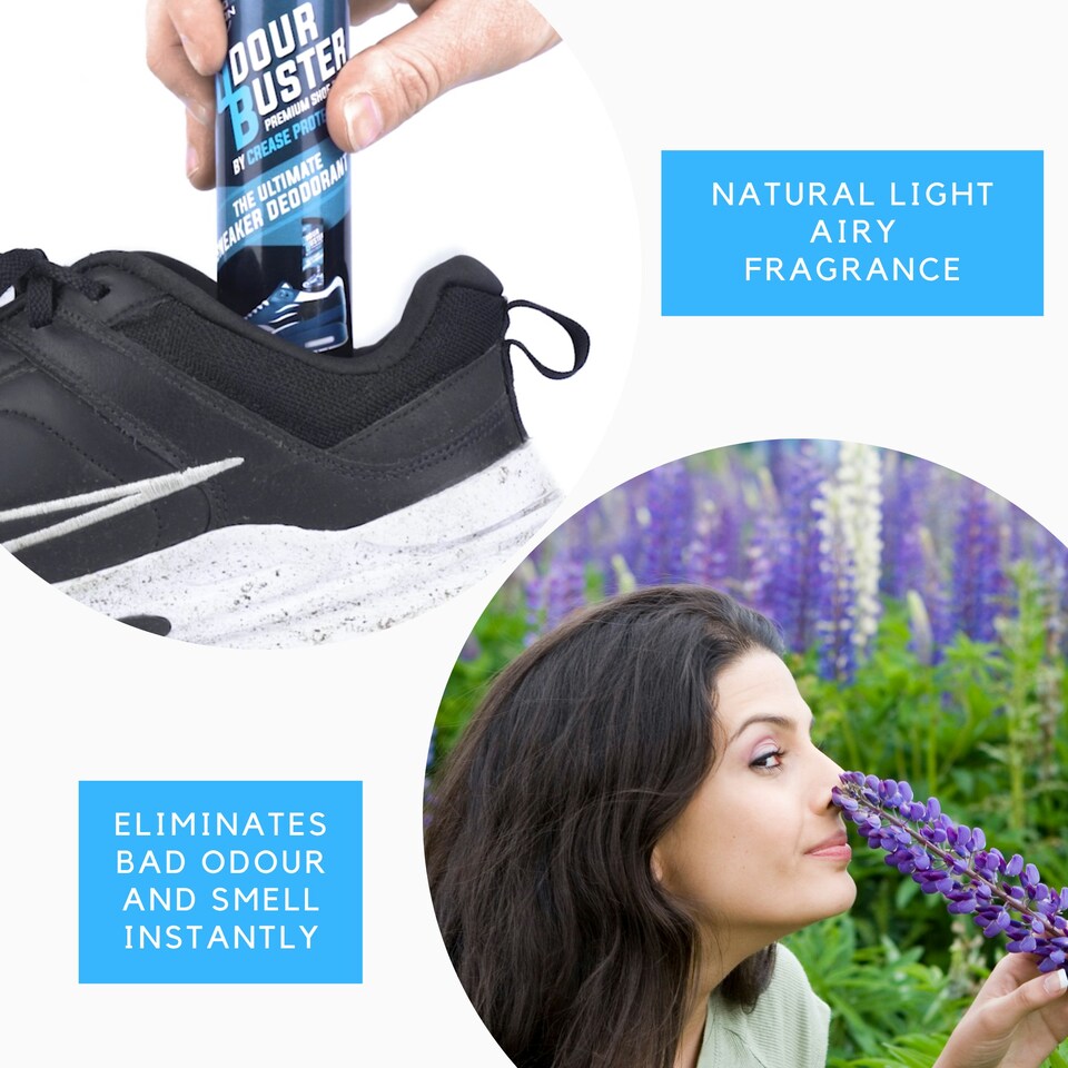 image 1 of Odour Buster Shoe Deodorant & Spray - Ultimate Shoe Freshener & Deodoriser (Pack of one / 100ml)