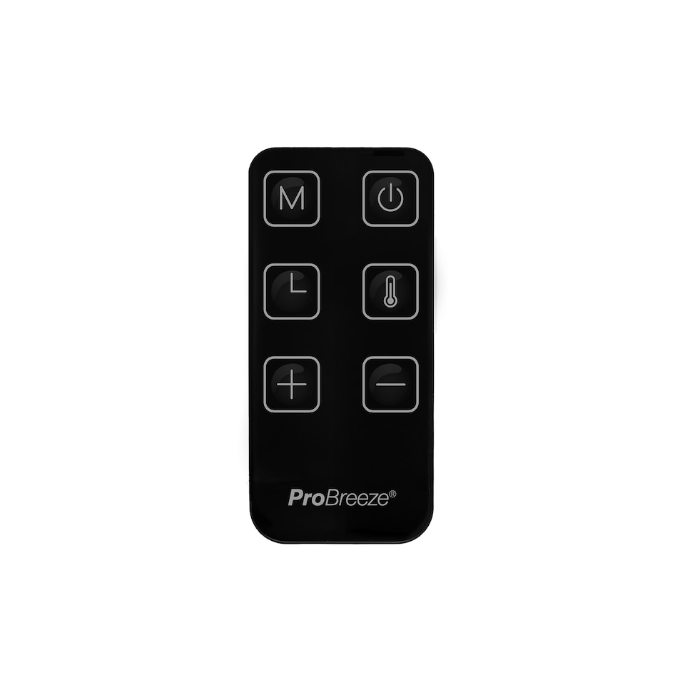 image 1 of Pro Breeze 2500W 11 Fin Oil Filled Radiator with Digital Display and Smart App Control Black